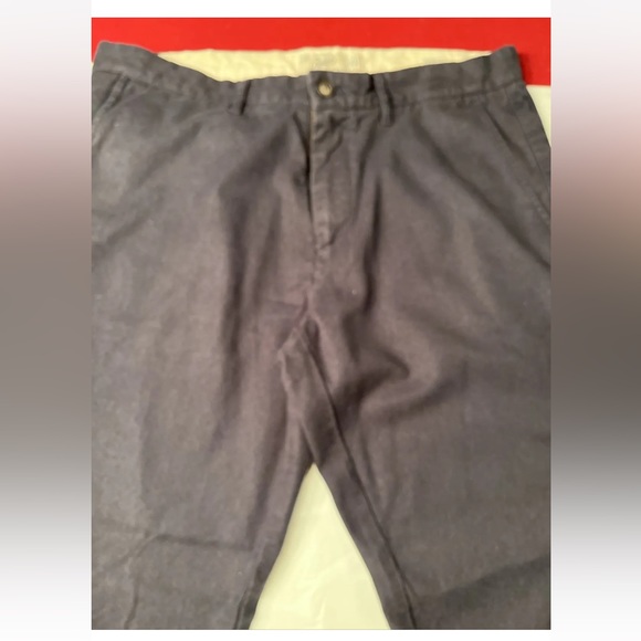 GRAYERS 34 blue PANTS CHINOS FLAT FRONT Cotton BLEND stretchy Soft mens chino 34 - Picture 7 of 11